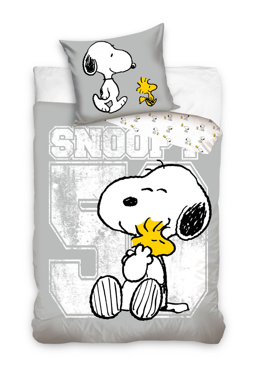 Peanuts Snoopy Bettwäsche Set 140 × 200 cm + 70 × 90 cm